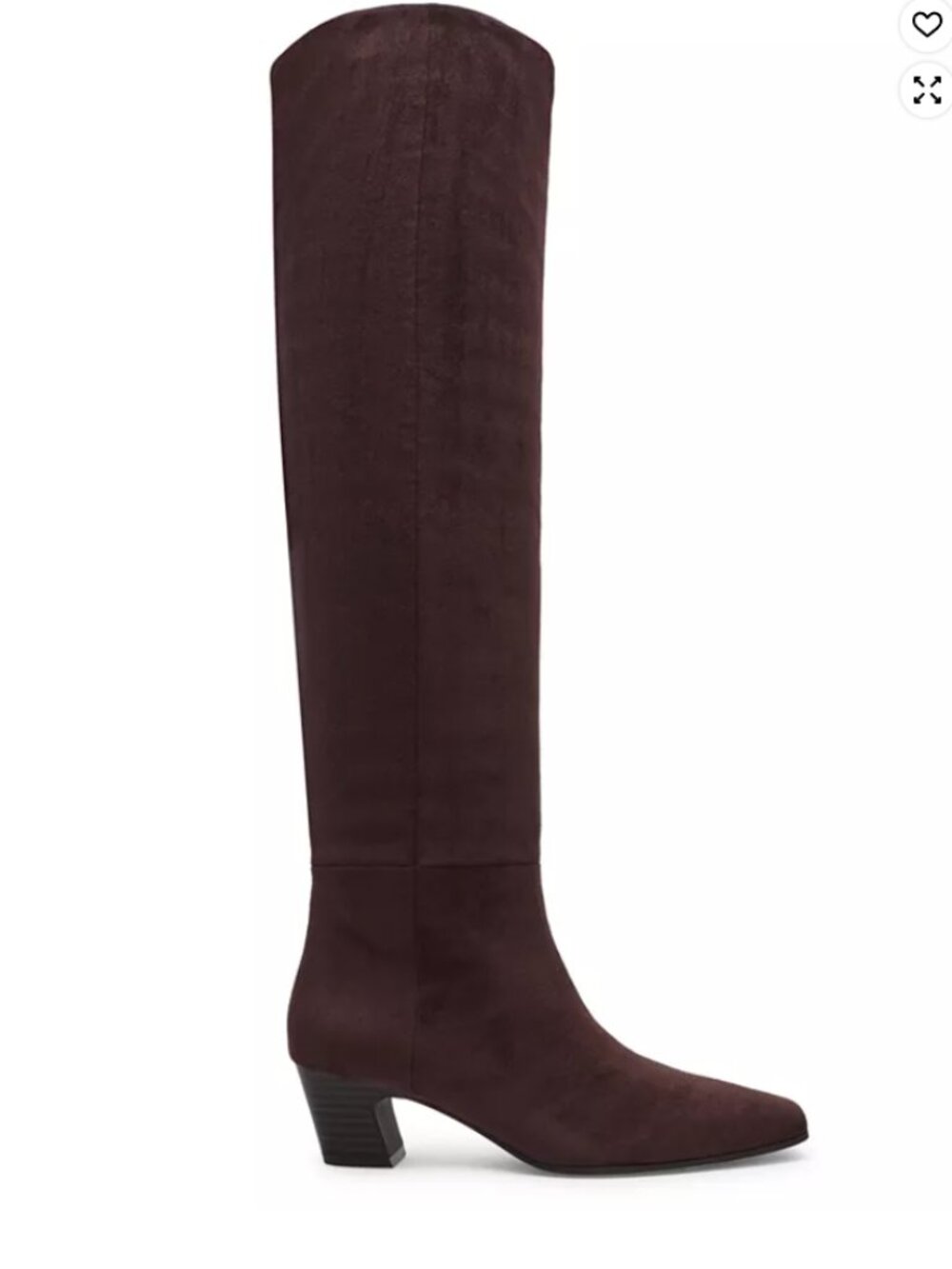 DV Dolce Vita Stryker Wide Calf OTK Boots Brown 7.5 NWT Memory Foam Heel